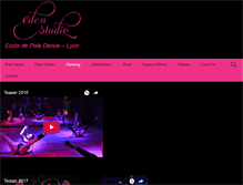 Tablet Screenshot of edenstudio.fr